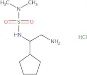 [(2-Amino-1-cyclopentylethyl)sulfamoyl]dimethylamine hydrochloride