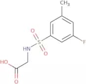 2-(3-Fluoro-5-methylbenzenesulfonamido)acetic acid