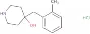 4-[(2-Methylphenyl)methyl]piperidin-4-ol hydrochloride