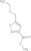 Methyl 5-[(ethylsulfanyl)methyl]-1,2-oxazole-3-carboxylate