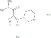 N,N-Dimethyl-3-(piperidin-3-yl)-1H-pyrazole-4-carboxamide dihydrochloride