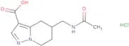 5-(Acetamidomethyl)-4H,5H,6H,7H-pyrazolo[1,5-a]pyridine-3-carboxylic acid hydrochloride