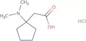 2-[1-(Dimethylamino)cyclopentyl]acetic acid hydrochloride