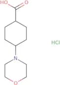 4-(Morpholin-4-yl)cyclohexane-1-carboxylic acid hydrochloride