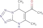 1-{5,7-Dimethyl-4H,7H-[1,2,3,4]tetrazolo[1,5-a]pyrimidin-6-yl}ethan-1-one