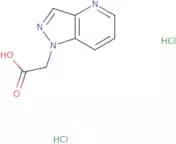 2-{1H-Pyrazolo[4,3-b]pyridin-1-yl}acetic acid dihydrochloride