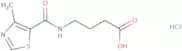 4-[(4-Methyl-1,3-thiazol-5-yl)formamido]butanoic acid hydrochloride