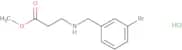 Methyl 3-{[(3-bromophenyl)methyl]amino}propanoate hydrochloride