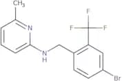 N-{[4-Bromo-2-(trifluoromethyl)phenyl]methyl}-6-methylpyridin-2-amine
