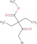 Methyl 4-bromo-2,2-diethyl-3-oxobutanoate
