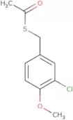 1-{[(3-Chloro-4-methoxyphenyl)methyl]sulfanyl}ethan-1-one