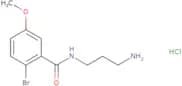 N-(3-Aminopropyl)-2-bromo-5-methoxybenzamide hydrochloride