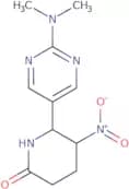 6-[2-(Dimethylamino)pyrimidin-5-yl]-5-nitropiperidin-2-one