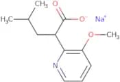 Sodium 2-(3-methoxypyridin-2-yl)-4-methylpentanoate