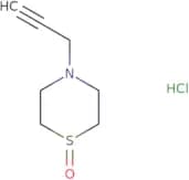 4-​(2-​Propyn-​1-​yl)​-thiomorpholine 1-​oxide hydrochloride