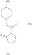 1-[2-(4-Aminopiperidin-1-yl)acetyl]pyrrolidin-2-one dihydrochloride