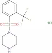 1-[2-(Trifluoromethyl)benzenesulfonyl]piperazine hydrochloride