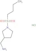 [1-(Butane-1-sulfonyl)pyrrolidin-3-yl]methanamine hydrochloride