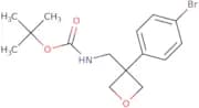 tert-Butyl N-{[3-(4-bromophenyl)oxetan-3-yl]methyl}carbamate