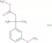 Methyl 3-amino-3-(3-methoxyphenyl)butanoate hydrochloride