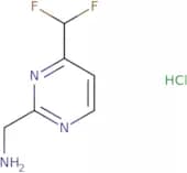 [4-(Difluoromethyl)pyrimidin-2-yl]methanamine hydrochloride