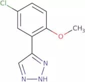 4-(5-Chloro-2-methoxyphenyl)-1H-1,2,3-triazole