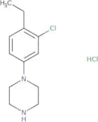 1-(3-Chloro-4-ethylphenyl)piperazine hydrochloride