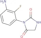 3-(3-Amino-2-fluorophenyl)imidazolidine-2,4-dione