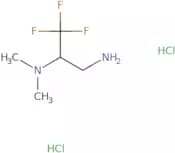 (3-Amino-1,1,1-trifluoropropan-2-yl)dimethylamine dihydrochloride