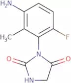 3-(3-Amino-6-fluoro-2-methylphenyl)imidazolidine-2,4-dione
