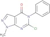 6-Chloro-1-methyl-5-phenyl-1H,4H,5H-pyrazolo[3,4-d]pyrimidin-4-one