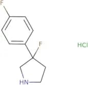 3-Fluoro-3-(4-fluorophenyl)pyrrolidine hydrochloride