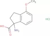 1-Amino-4-methoxy-2,3-dihydro-1H-indene-1-carboxylic acid hydrochloride