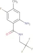 2-Amino-5-fluoro-4-methyl-N-(2,2,2-trifluoroethyl)benzamide