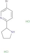 5-bromo-2-(pyrrolidin-2-yl)pyridine dihydrochloride
