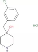 4-[(3-Chlorophenyl)methyl]piperidin-4-ol hydrochloride