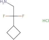 2-Cyclobutyl-2,2-difluoroethan-1-amine hydrochloride