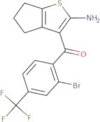 3-[2-Bromo-4-(trifluoromethyl)benzoyl]-4H,5H,6H-cyclopenta[b]thiophen-2-amine