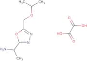 1-{5-[(Propan-2-yloxy)methyl]-1,3,4-oxadiazol-2-yl}ethan-1-amine oxalic acid