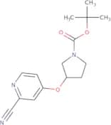 tert-Butyl 3-[(2-cyanopyridin-4-yl)oxy]pyrrolidine-1-carboxylate