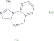 [2-(2-Methylimidazol-1-yl)phenyl]methanamine, dihydrochloride