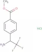 Methyl 4-(1-amino-2,2,2-trifluoroethyl)benzoate hydrochloride