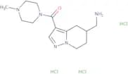 [3-(4-Methylpiperazine-1-carbonyl)-4H,5H,6H,7H-pyrazolo[1,5-a]pyridin-5-yl]methanamine trihydrochl…