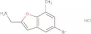 (5-Bromo-7-methyl-1-benzofuran-2-yl)methanamine hydrochloride