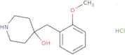 4-[(2-Methoxyphenyl)methyl]piperidin-4-ol hydrochloride