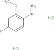 (4-Fluoro-2-methoxyphenyl)hydrazine dihydrochloride