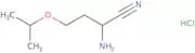 2-Amino-4-(propan-2-yloxy)butanenitrile hydrochloride