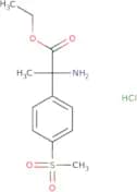 Ethyl 2-amino-2-(4-methanesulfonylphenyl)propanoate hydrochloride