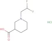 1-(2,2-Difluoroethyl)piperidine-3-carboxylic acid hydrochloride