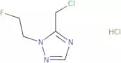 5-(Chloromethyl)-1-(2-fluoroethyl)-1H-1,2,4-triazole hydrochloride